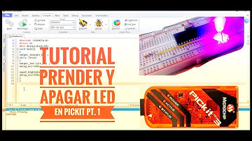 Cómo PRENDER & APAGAR UN LED con Pic 16f877a | programación con pikcit & C compiler | Tutorial |