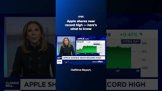 Apple shares near record high — here's what to know