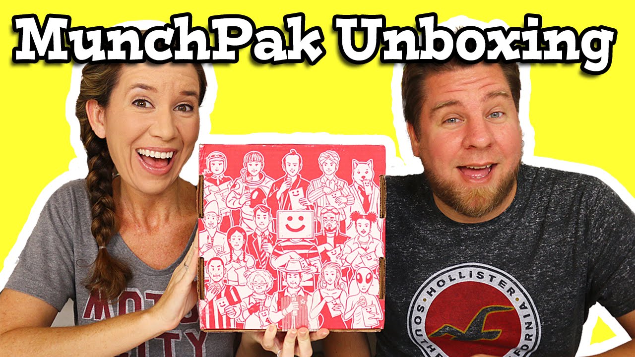 MunchPak Box Unboxing And Taste Test