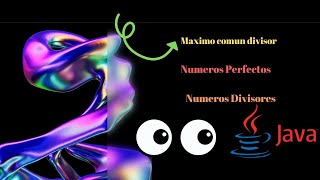 Celebrity JAva -- MCD, Numeros Perfectos, Divisores Profile