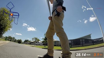 Electric skateboard test run DIY - Part 1