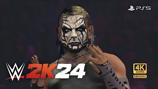 Jeff Hardy's entrance in WWE 2K24 is so realistic! [4k 60FPS]