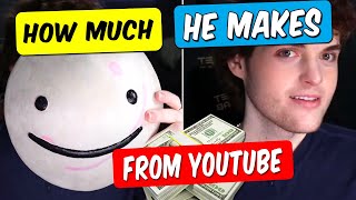 this is how much money Dream makes from youtube