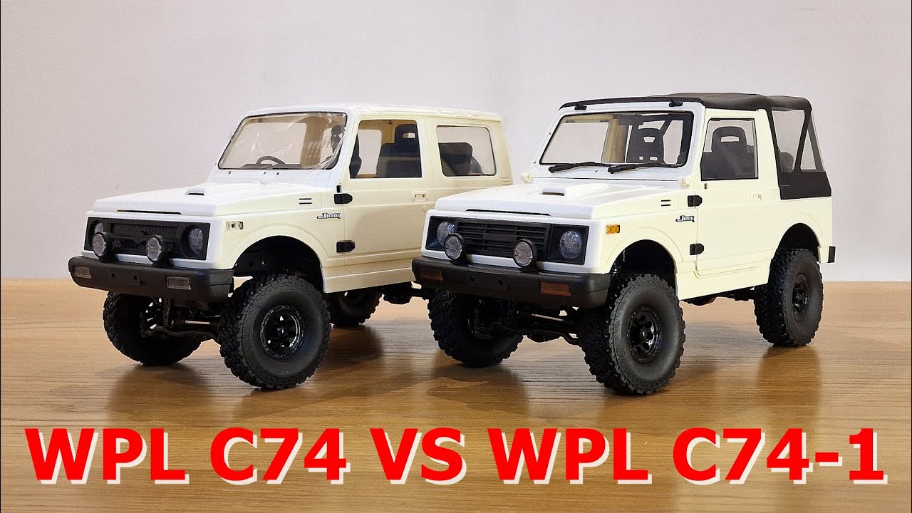 Suzuki Samurai Jimny       WPL C74 VS WPL C74 -1