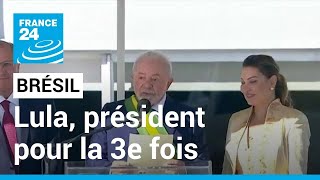 Au Brésil, Lula investi président pour la troisième fois • FRANCE 24