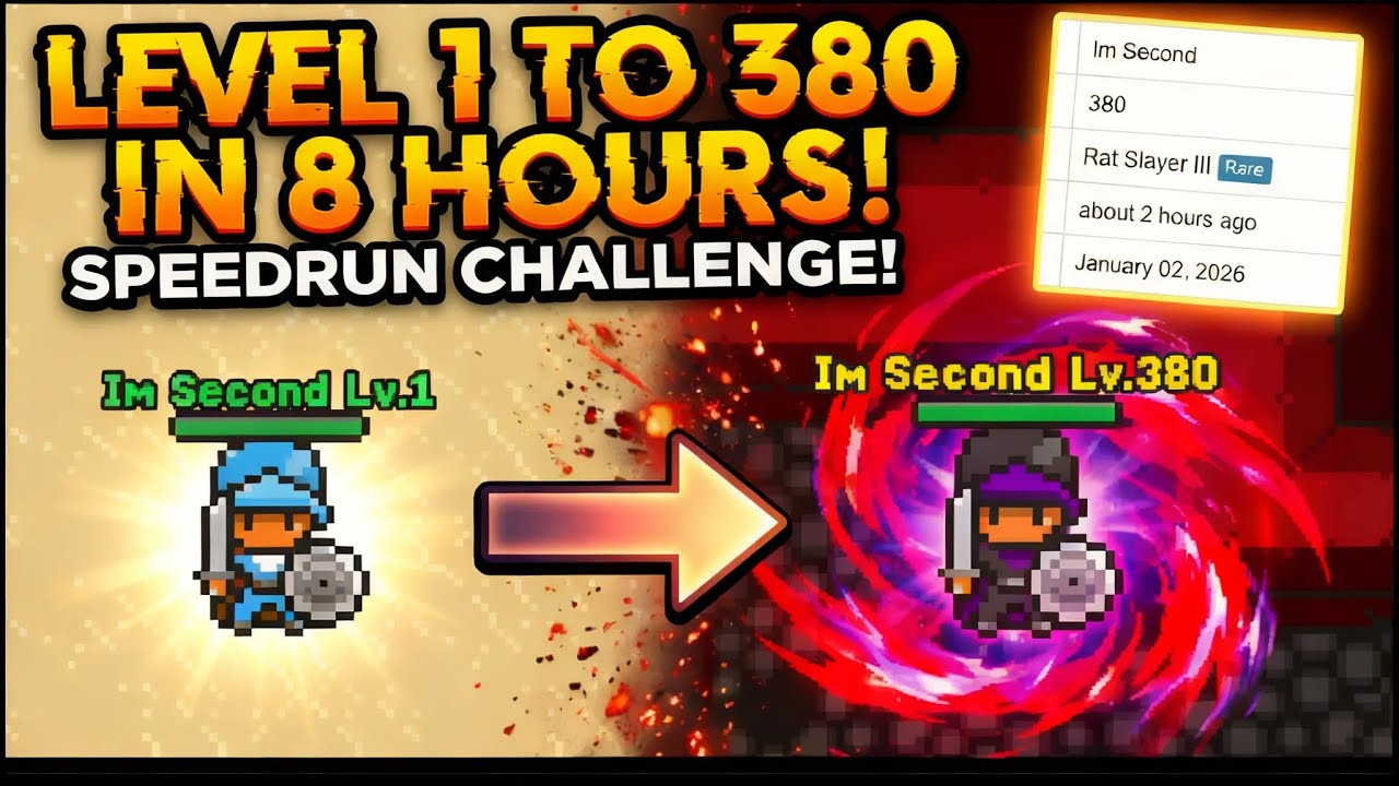 Level 1-380 in 8 hours - Top Account 2026 Rucoy Online... COMPLETE RESTART.