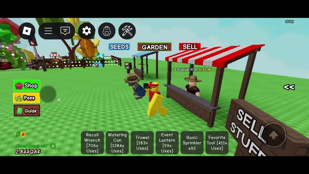 PLAYING GROW A GARDEN BECAUSE IM ADDICTED TO IT👹👺