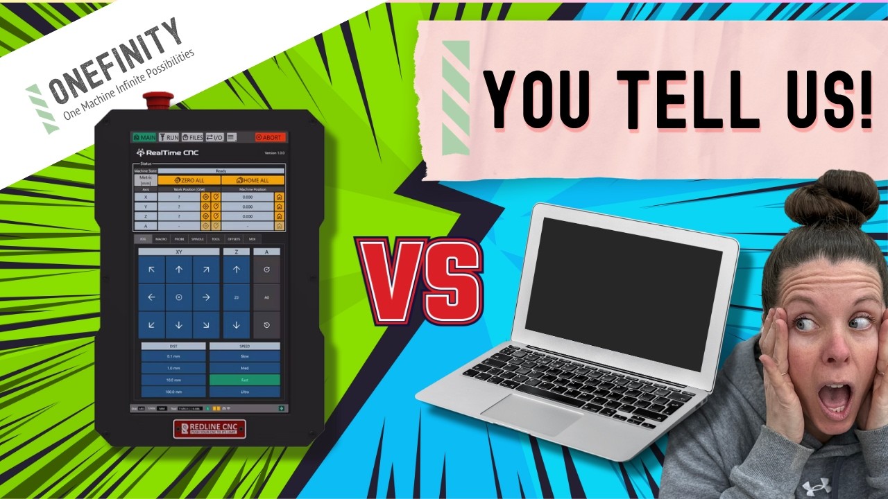 Onefinity CNC — Buying the Redline HMI vs Using My Computer: Which one is right for you?