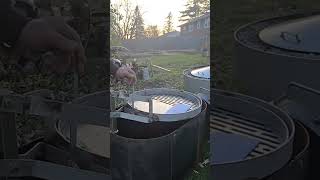 Lift Grill With SWING-ARM & Notched 5 Step Arm Heigth. #bbq