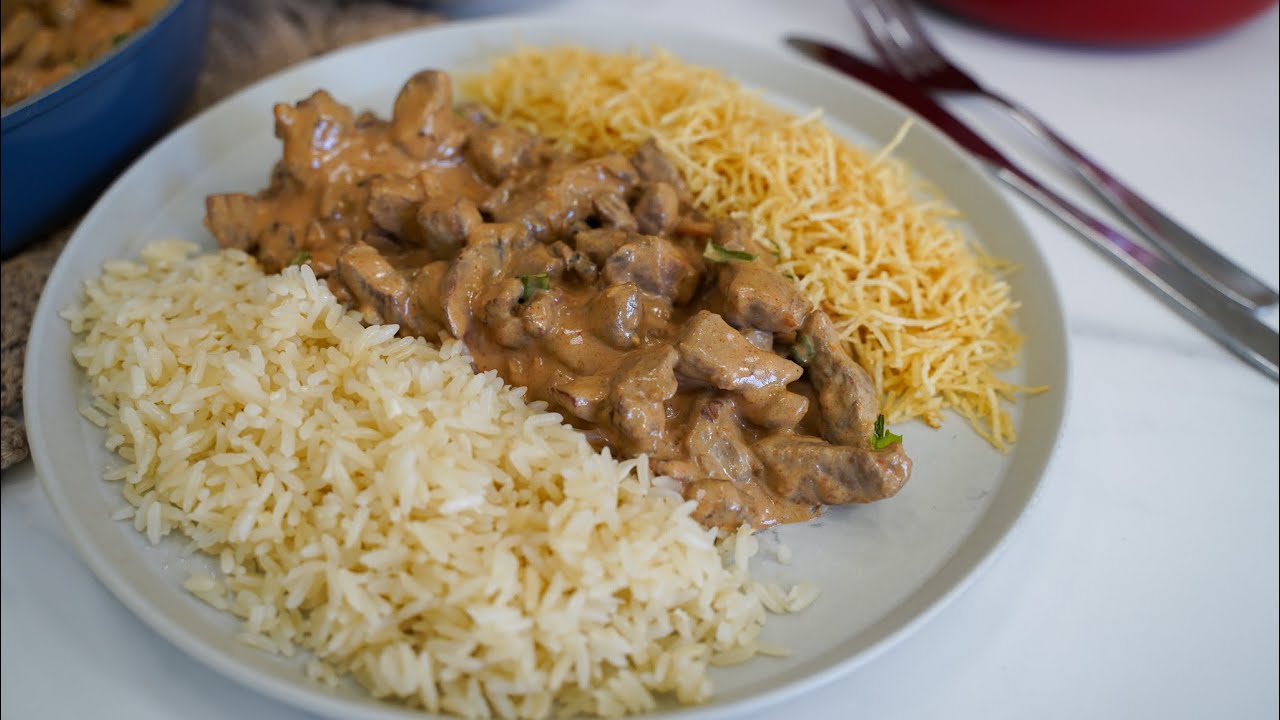 A MELHOR RECEITA DE STROGONOFF DE CARNE | FÁCIL, RÁPIDO E DELICIOSO