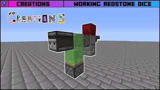 Celebrity Creations || Redstone || Working Dice In Survival Minecraft Profile