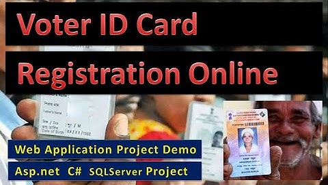 Voter ID Card Online Election ASP.net C# Online Project | BE BCA BSc Diploma  | asp148 #highblixasp