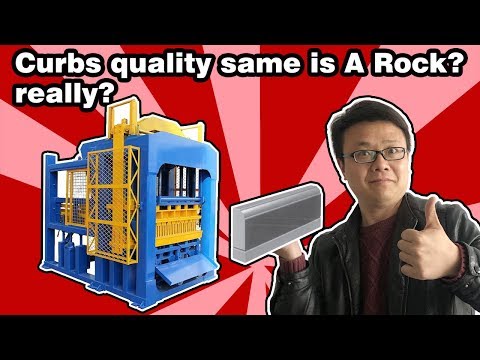 What’s your idea about such curb stone block quality Fully automatic bigger concrete block machine