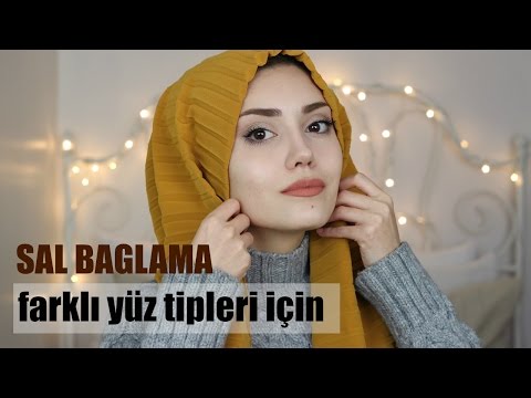 ŞAL BAĞLAMA | Farklı Yüz Tipleri  İçin |  Hijab Tutorial