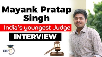 Mayank Pratap Singh - India’s youngest Judge - How to prepare for Rajasthan Judicial Services? #RJS