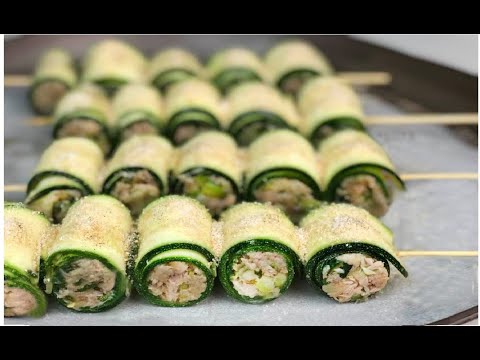 Video: Come Fare Gli Involtini Di Zucchine Con Tonno E Verdure