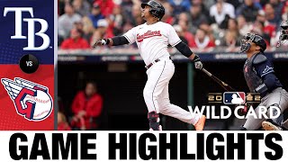 Rays vs. Guardians Wild Card Game 1 Highlights (10/7/22) | MLB Postseason Highlights