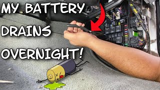 FORD LINCOLN NAVIGATOR PARASITIC DRAW KILLS BATTERY DIAGNOSIS & FIX