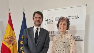 La consejera Esnaola se reúne en Madrid con el ministro de Cultura, Ernest Urtasun