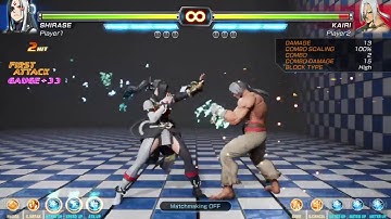 FIGHTING EX LAYER BETA (DEMO) Shirase Combo