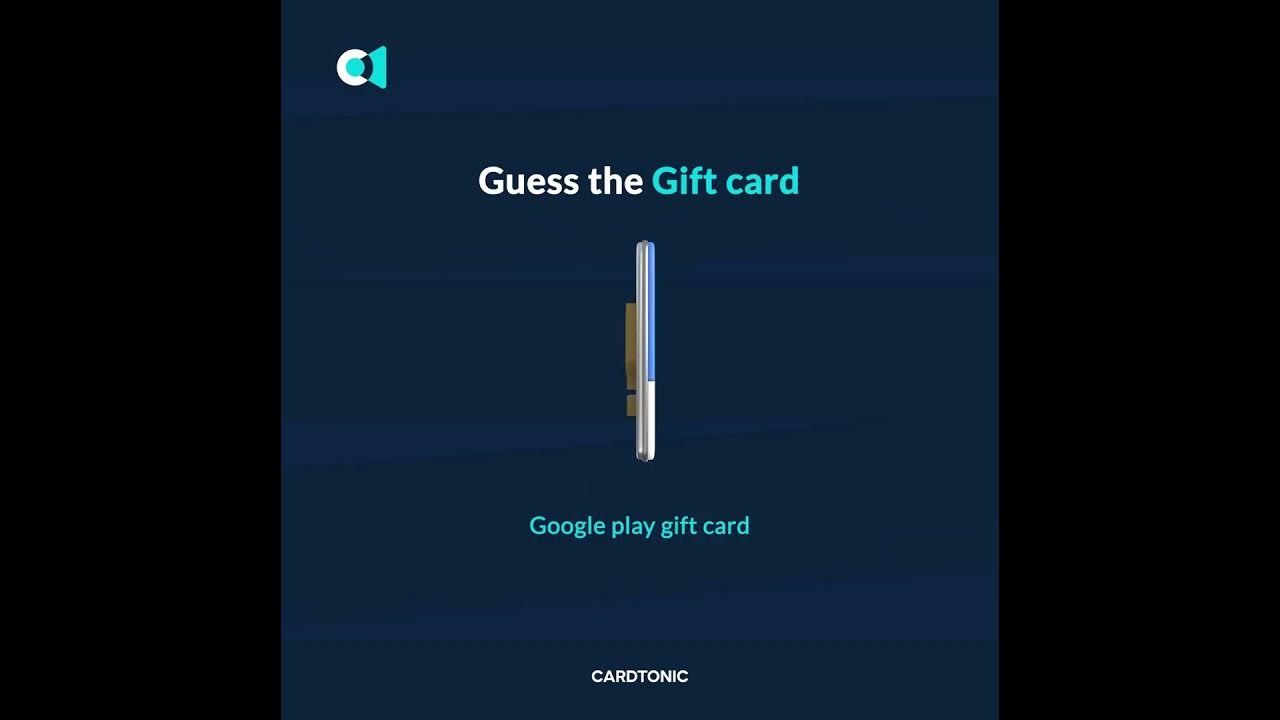 All You Need To Know About The Google Play Gift Card - Cardtonic