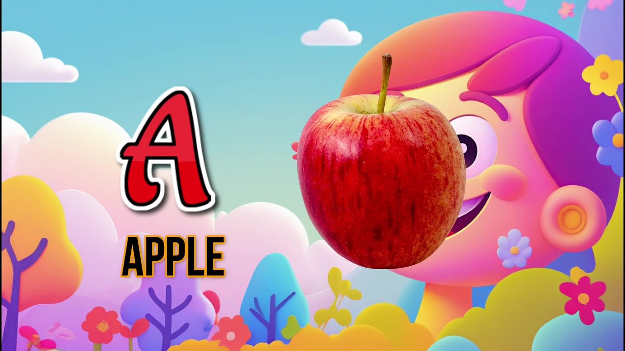 ABC Song for Kids | A for Apple & Fun Alphabet Song with Cute ...