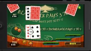 Black Jack 21 Ace of Spades Double Down Card Shark Grinder Jackpot screenshot 4