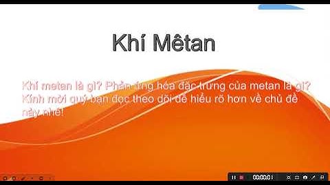 Trình bày tính chất hóa học của metan năm 2024