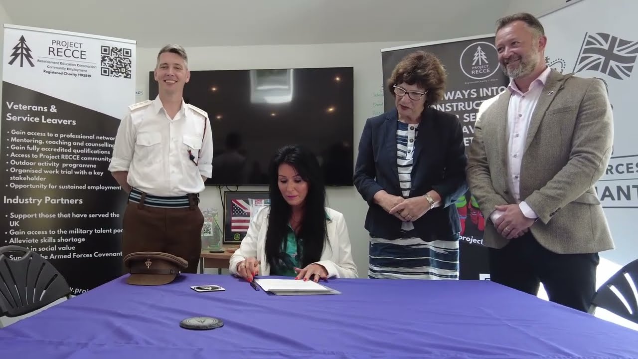 GM Lord Lieutenant visit to project RECCE