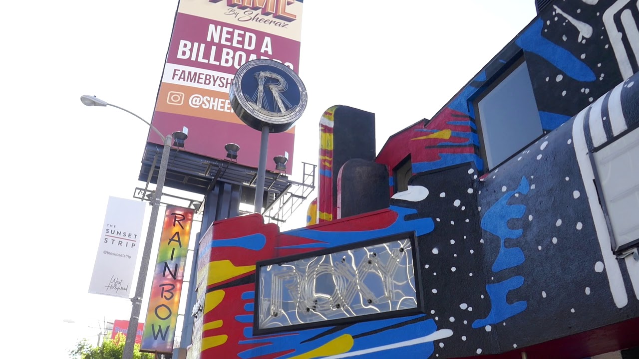 The Roxy Sunset The Roxy Sunset Blvd 'We Love You' Marquee Sunset Blvd LA CA USA 6-11 ...