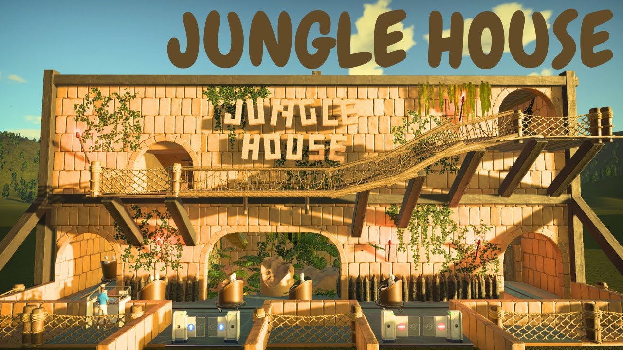 屋内型のライドアトラクション「ジャングルハウス」 Ride the「Jungle House」POV Coaster YouTube