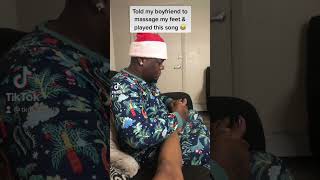 When You Tell Your Boyfriend To Massage Your Feet And Play This Song 😂 #funny #comedy #couples