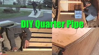 Made this how to build video when I was 13 after talking to pro skatepark builder Tim Glomb of sk8ramp when I was ordering 