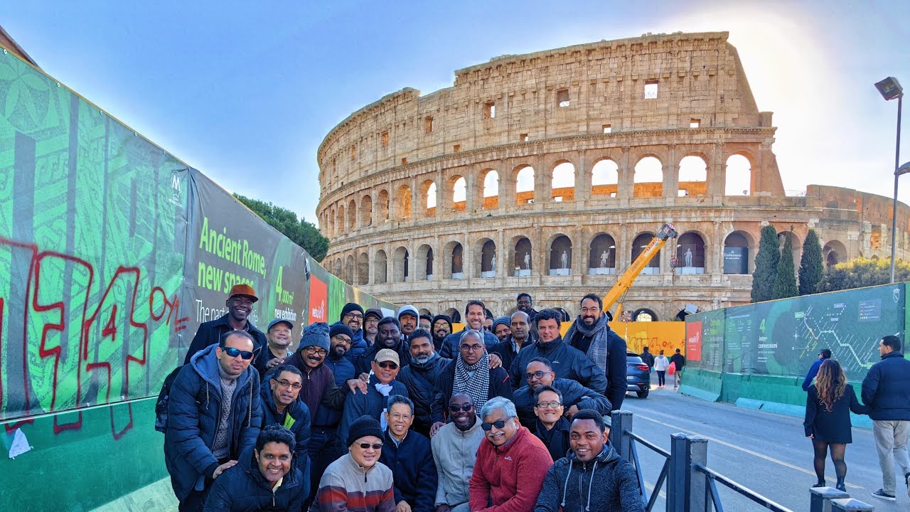 Visit to the Colosseum (Flavian Amphitheatre) in the centre of the city of Rome, Italy - 24 Nov 2024