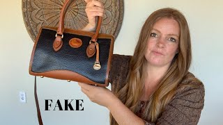 Я купил поддельную винтажную сумку Dooney & Bourke — случайная покупка у реселлера