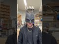 Testing fireproof Batman helmet thumbnail