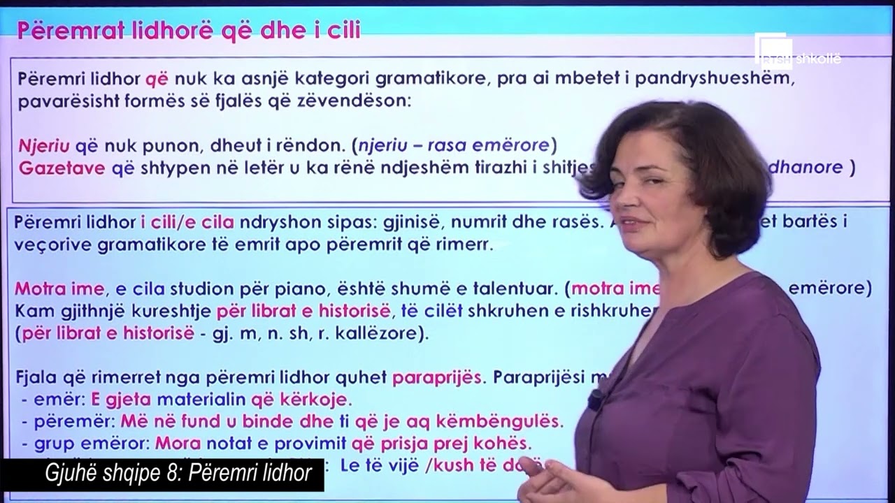 Përemri  lidhor| Gjuhë shqipe 8