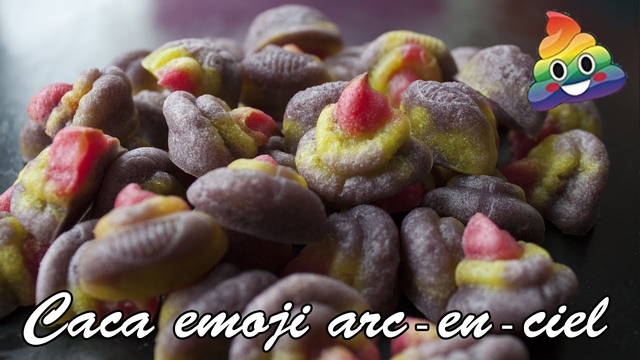 Petit Gateau Emoji Rainbow Poop Recette Youtube