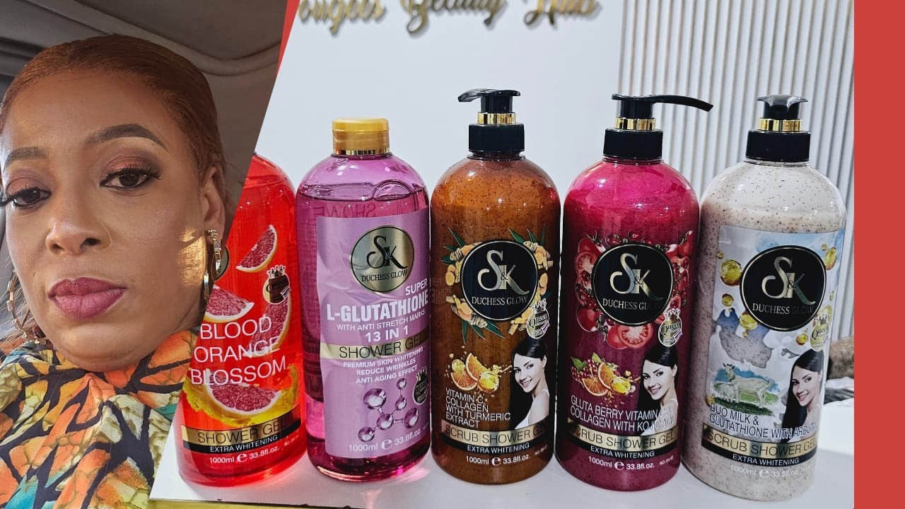 GEL DE DOUCHE ULTRA BLANCHISSANT 5 DAYS GLUTATHIONE ARBUTIN CAROT EXFO Gommant 500 Ml
