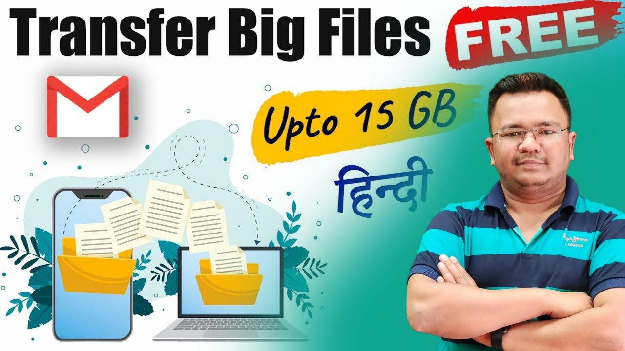How To Transfer Large Files Online 2022 [Hindi] 🔥FREE!! - Big Files Send Kare Online.