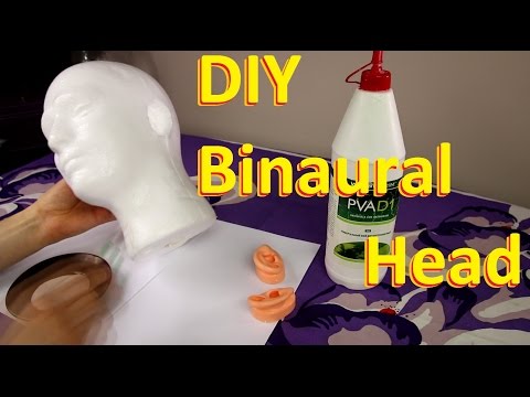 How to make Binaural Dummy Head like as Neumann KU 100 #DIY21