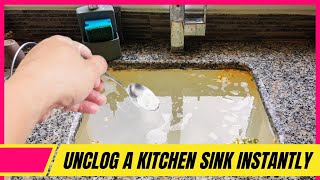 How To Unclog A Kitchen Sink With Standing Water (Get Instant Results) by Top To Bottom Cleaning 204 views 3 weeks ago 2 minutes, 32 seconds