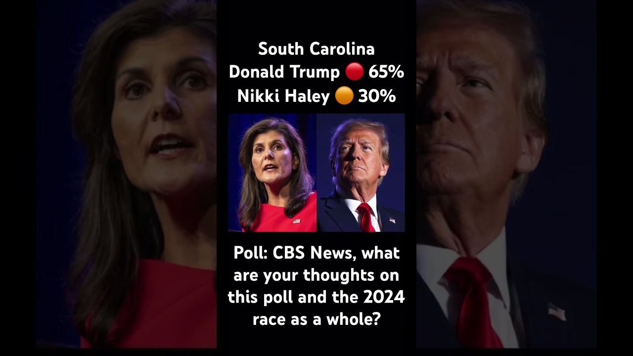 Donald Trump leads Nikki Haley by 35 points in South Carolina in new cbs news poll 