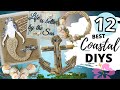 12 BEST COASTAL DIYS/BEACH ROOM DECOR/NAUTICAL DIYS/DOLLAR TREE BEACH DIYS
