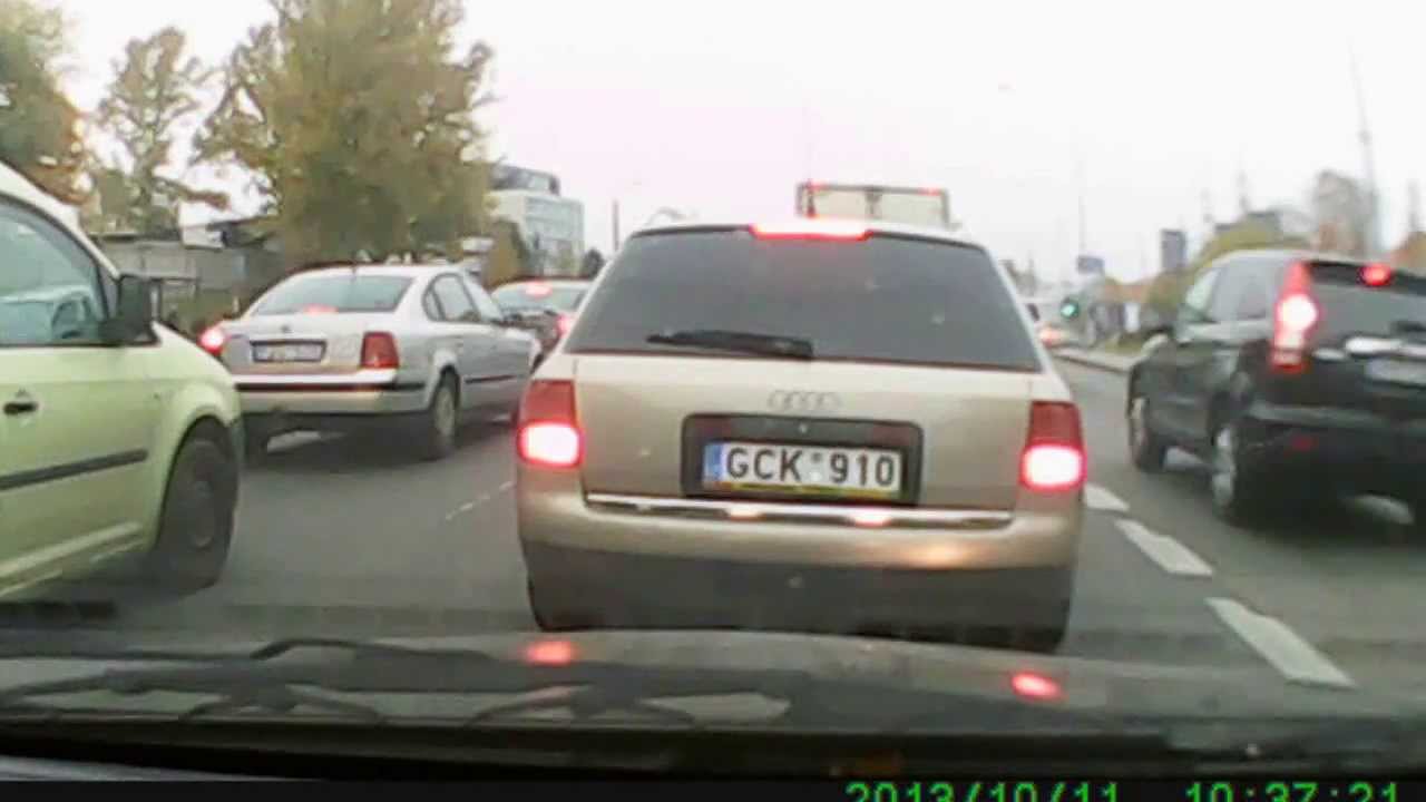 Dashcam DVR-207 test drive (day time)