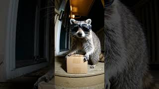 😳 Doorbell Camera Caught the Weirdest Package Thief! 📦🦝