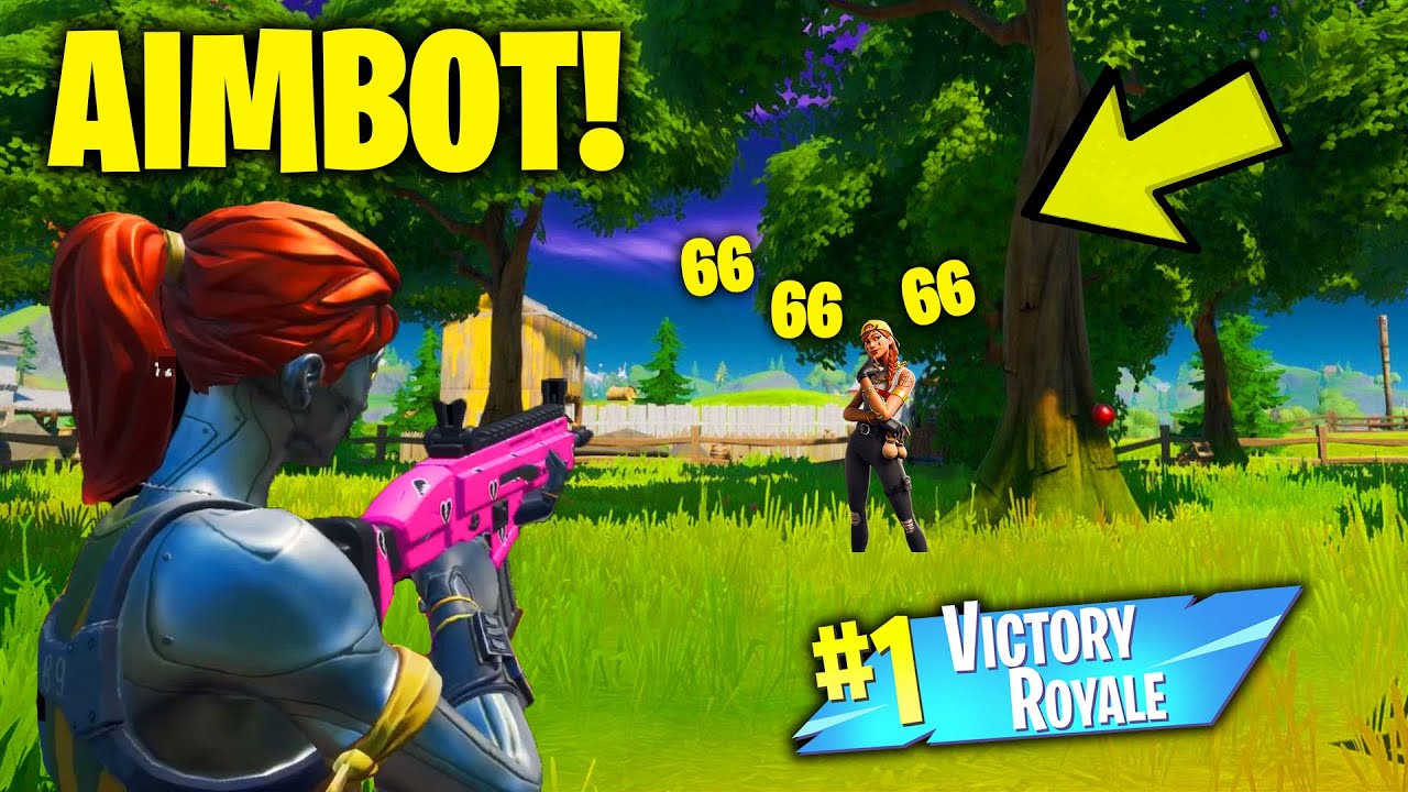 using aimbot in fortnite