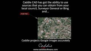 Survey to as-built building on site from GIS data sources with Caddie
