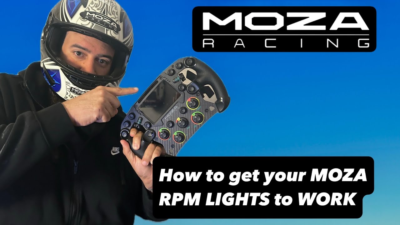 How to get your MOZA RPM LIGHTS to WORK!