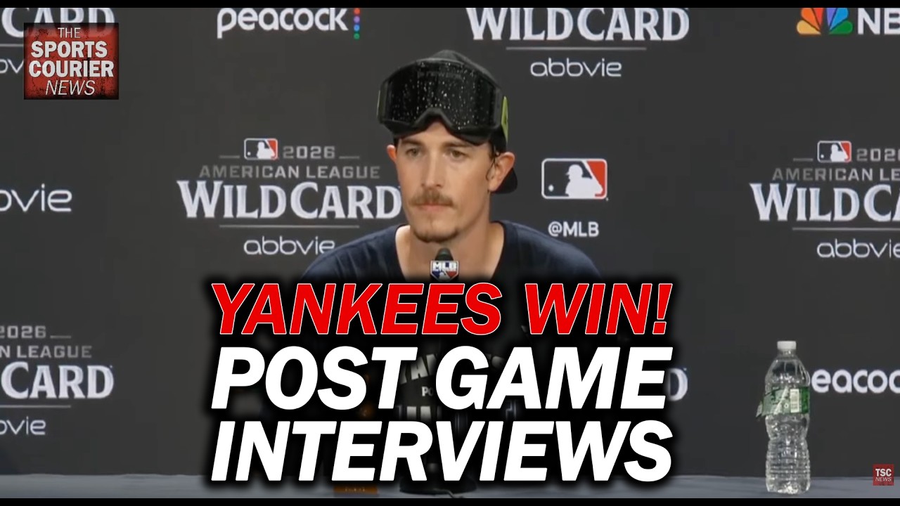 Yankees Wild Card Post Game 2 Press Conference - Red Sox Eliminated